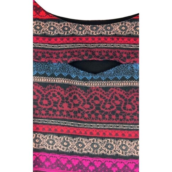 Sleeveless Shift Dress sz S by Enfocus Studio Multi-Color Weave Career Wear - Picture 10 of 10